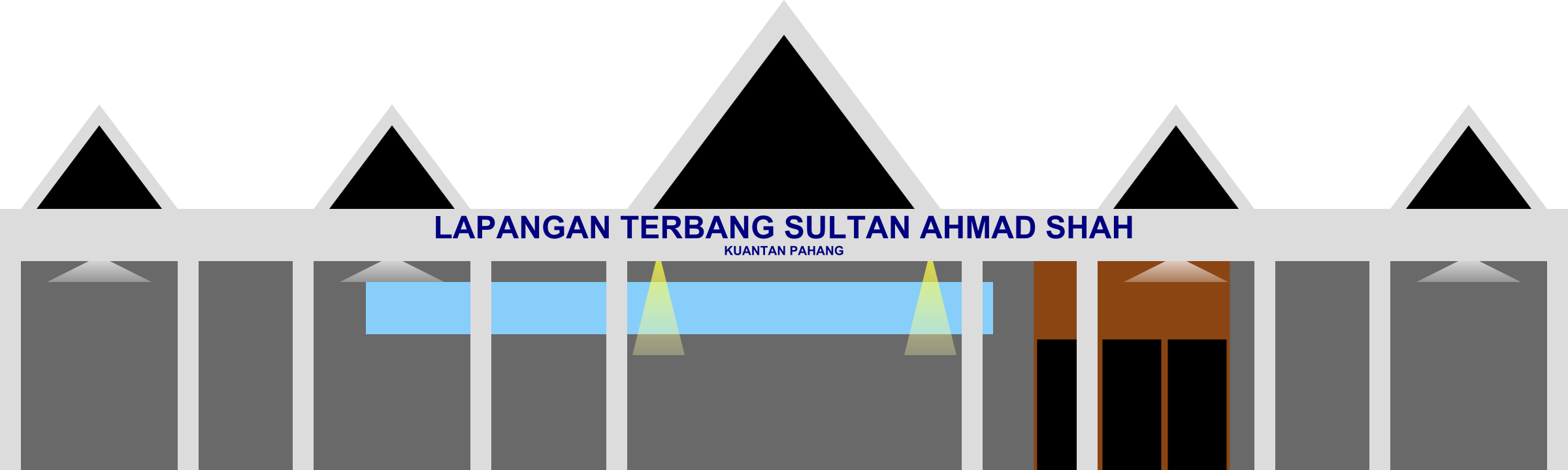This Free Icons Png Design Of Kuantan Airport (2400x720), Png Download