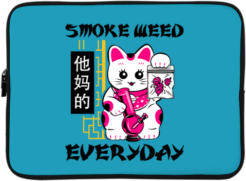 Smoke Weed Everyday Laptop Sleeve - Ho Lee Chit Journal (480x480), Png Download
