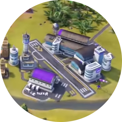 Civ 6 Airstrip (400x400), Png Download