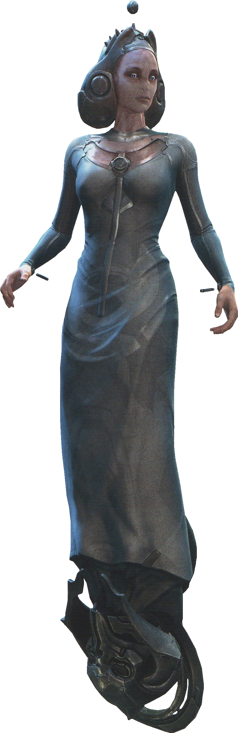 H4 Librarian Scanrender - Gown (880x2550), Png Download