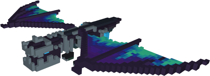 Shadow Dragon Model - Dragons Trove (726x280), Png Download