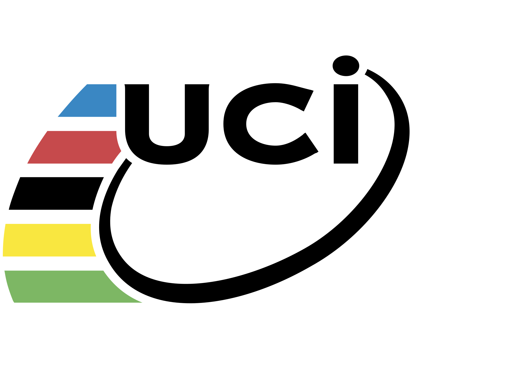 Uci Logo Png Transparent - Uci Cycling Flag (2400x2400), Png Download