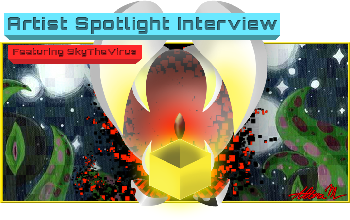 Artist Spotlight Interview Skythevirus - Digital Art (720x470), Png Download
