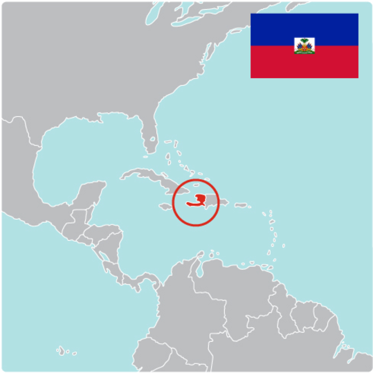 Map Of Haiti - Child (768x538), Png Download