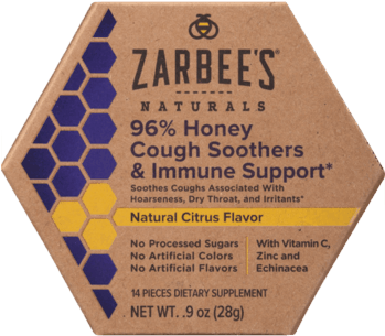 Zarbee's® Adult Cough Soothers - Zarbee's Naturals Baby Soothing Chest Rub With Eucalyptus, (348x348), Png Download