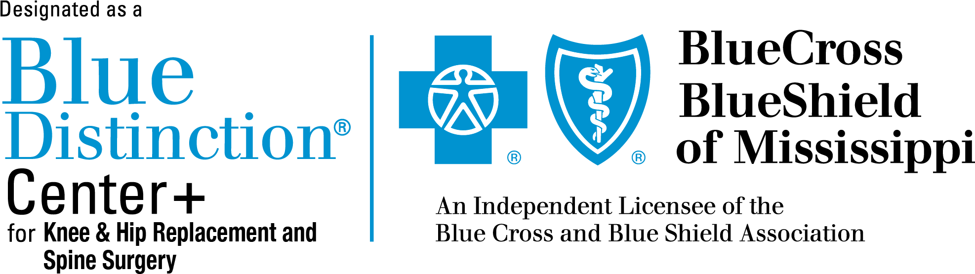 The Nmmc Joint Replacement Center Is A Blue Cross & - Blue Distinction Centers For Knee And Hip Replacement (1973x562), Png Download