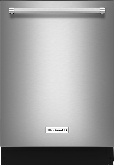 Image For Kitchenaid Dishwasher Kdtm354ess From Brault - Kitchenaid Kdte334gps 39 Dba Built-in Dishwasher Ss (519x804), Png Download