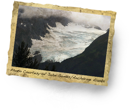 Alpine Glacier Image - Glacier (416x358), Png Download