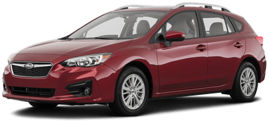 Lease The Best Re Value Compact Car From Kelley Blue - 2018 Subaru Impreza Hatchback Grey (500x250), Png Download