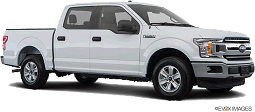 New 2018 Ford F‐150 Supercrew Cab Platinum - Kelley Blue Book (562x267), Png Download