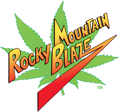 Cannabis Dispensary Logo - Rocky Mountain Blaze (400x400), Png Download
