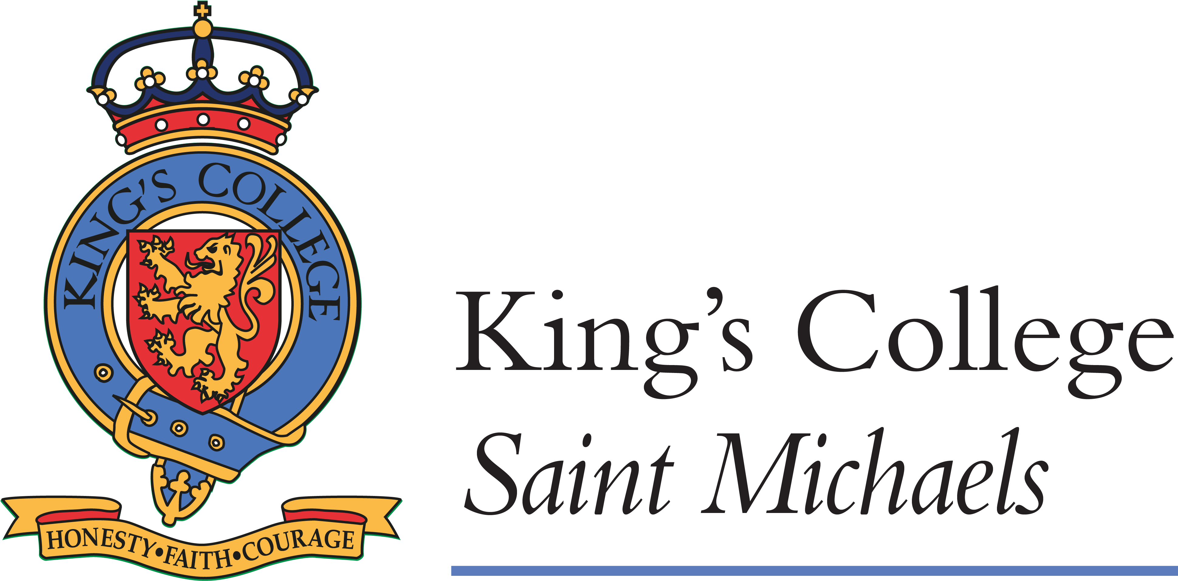 Kings College St Michaels Logo - King's College School Logo (4548x2682), Png Download