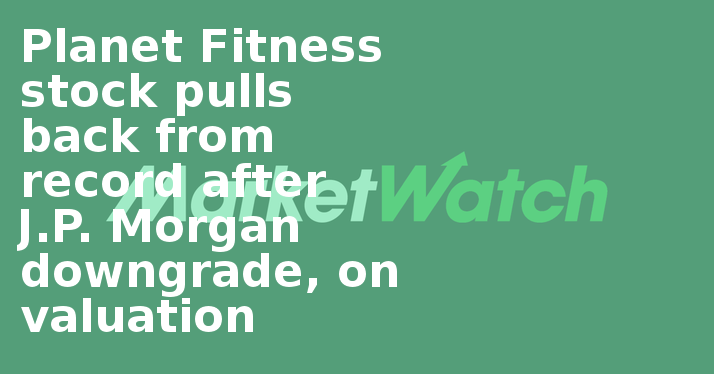 Planet Fitness Stock Pulls Back From Record After J - Dub Nation (714x374), Png Download