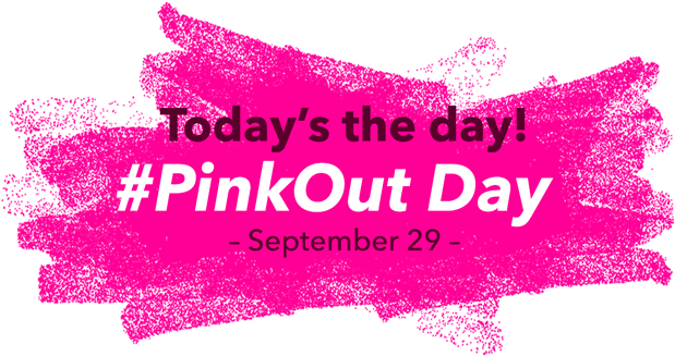Stand With Planned Parenthood - Pink Out Day (650x346), Png Download