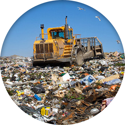 Landfill Environmental Problems - Landfill Transparent (408x408), Png Download