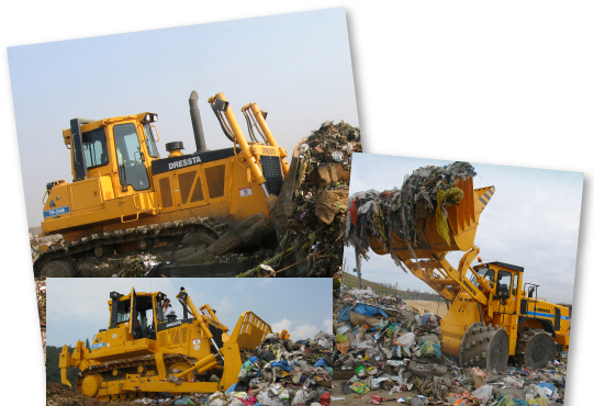 Landfill - Dressta (540x380), Png Download