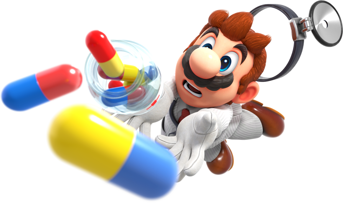 Mario Drops His Meds Like An Idiot By Maxigamer - Dr. Mario (1163x687), Png Download