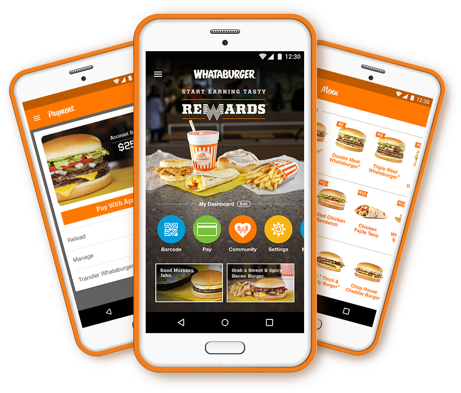 Whataburger App - Mobile App (902x768), Png Download