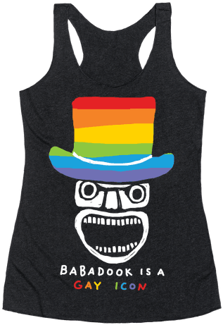 Babadook Is A Gay Icon Racerback Tank Top - I M Not Drunk I M American (484x484), Png Download