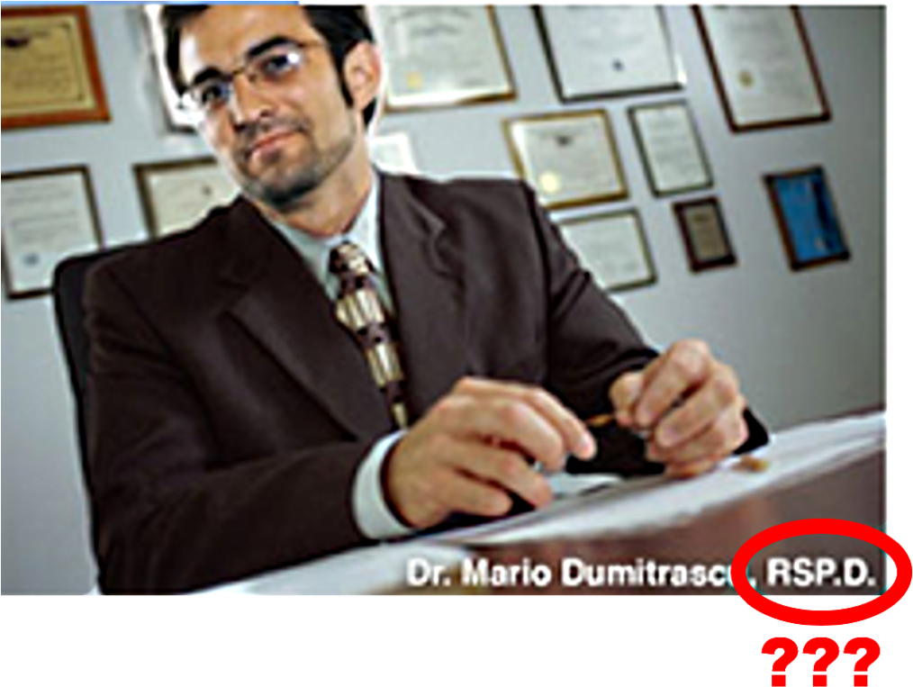 Image Of Person Described As Dr Mario Dumitrascu Rspd - Virginity (1024x827), Png Download