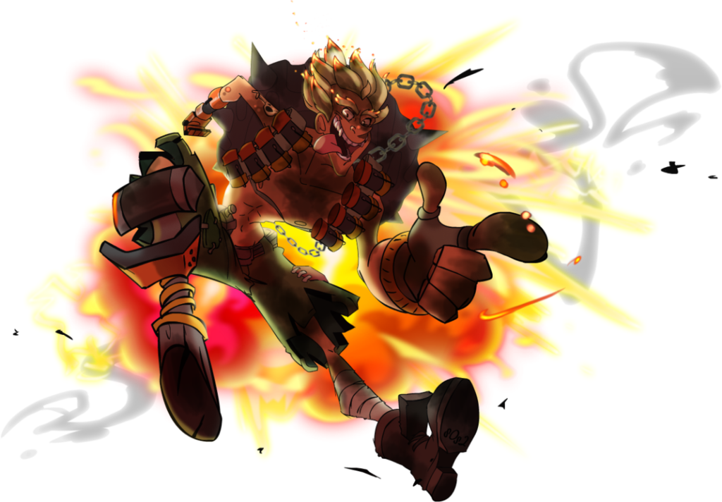 Junkrat - Overwatch Background (1024x712), Png Download