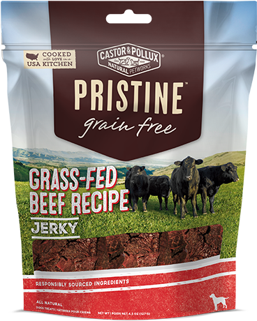 Castor And Pollux Pristine, Grain Free Jerky Dog Treat (430x495), Png Download