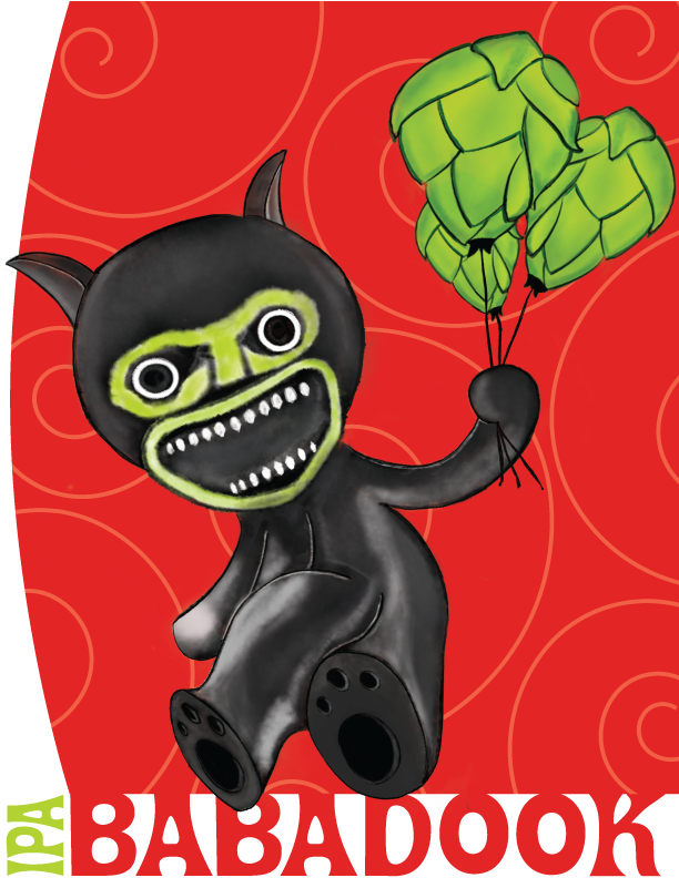 Babadook Ipa - Ale Asylum (612x792), Png Download