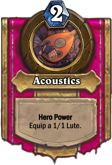 Class Creation Competition - Custom Hearthstone Hero Cards (400x550), Png Download