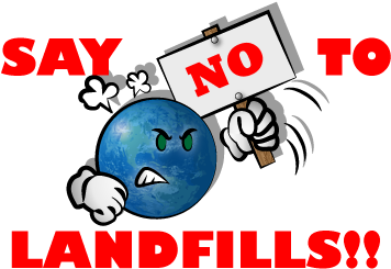 Say No To Landfills - Say No To Landfill (400x400), Png Download