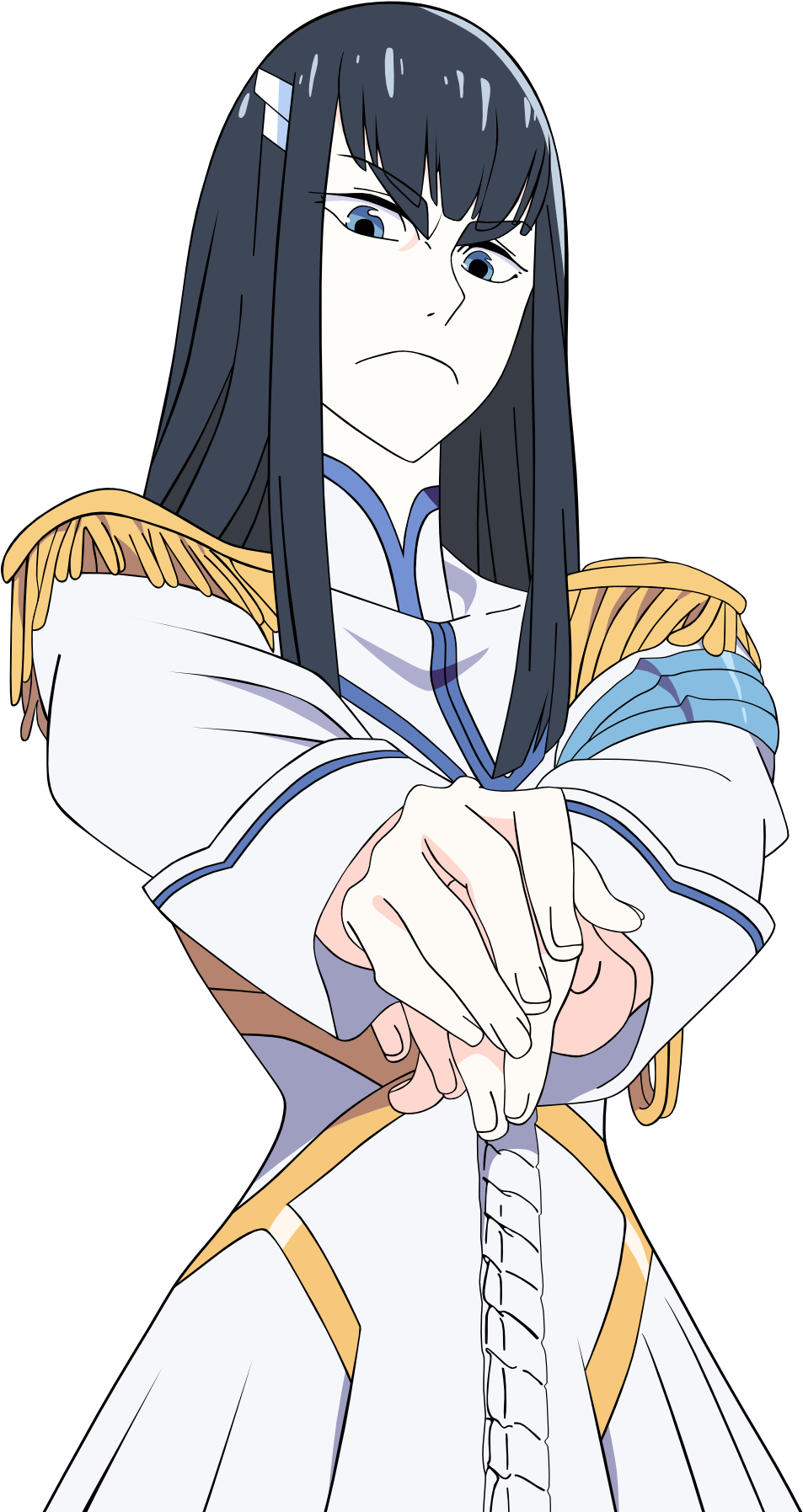 I Vectored The Best Girl From Kill La Kill - Kill La Kill Satsuki Render (1320x1837), Png Download