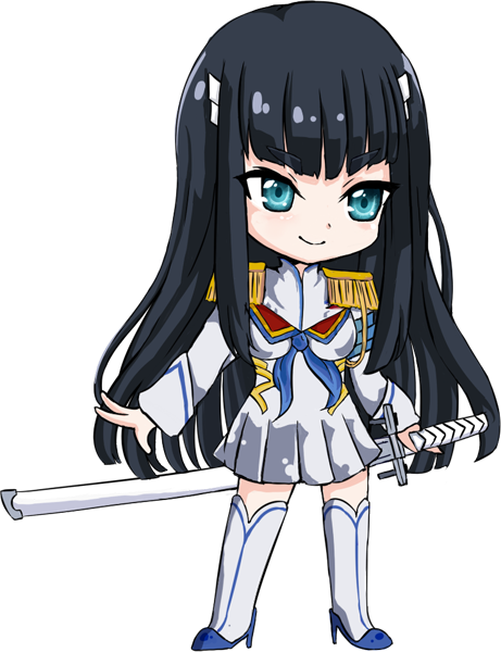 Kill La Kill, Satsuki , By D-tomoyo - Kill La Kill Chibi (461x600), Png Download