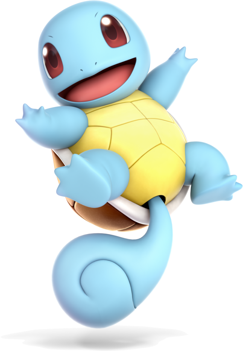 37 - Squirtle - Super Smash Bros Ultimate Pokemon Trainer (894x894), Png Download