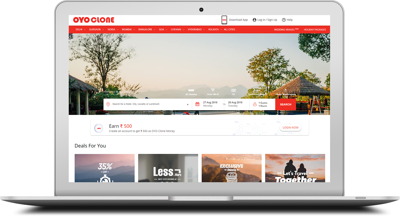 Oyo Clone Script Overview - Uber (1327x716), Png Download