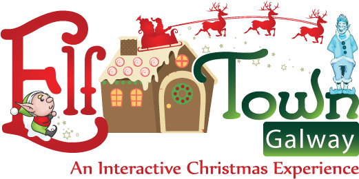 Elf Town Logo Elf Town Retina Logo - Lfeey Photography Background Vinyl 8x12ft Christmas (532x274), Png Download