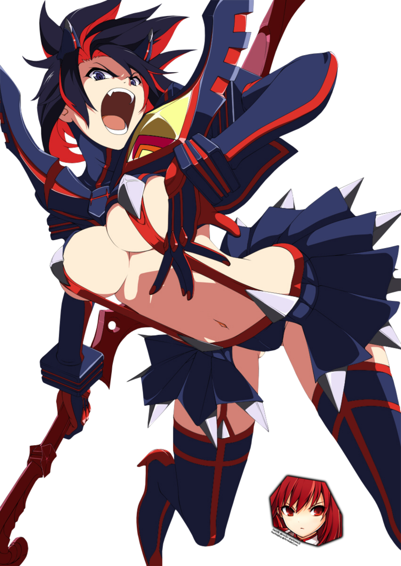 Kill La Kill Hq Render Ryuuko Transformed Fanart By - Kill La Kill Ryuko Transformed (800x1129), Png Download