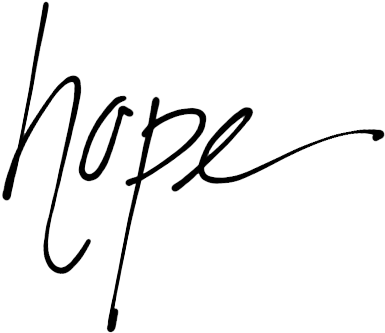 What Hope Does And Another Sneak Peak At My New Book - Word Hope (414x360), Png Download