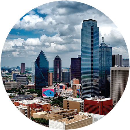 Dallas, Tx - Dallas Fort Worth Texas (450x456), Png Download