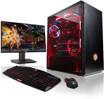 Case Image - Megaport Gaming Pc (400x400), Png Download