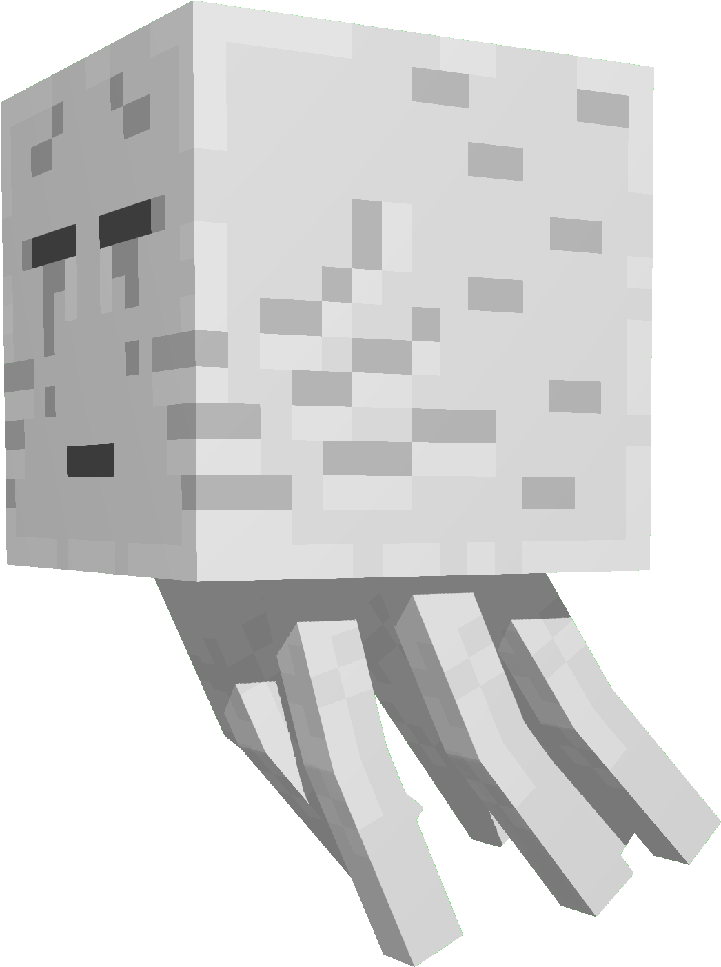 Mytiibl - Minecraft Png Images Ghast (1412x1513), Png Download