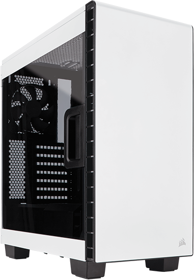 White Corsair Carbide 400c With Window - Corsair Carbide 400c White (381x548), Png Download