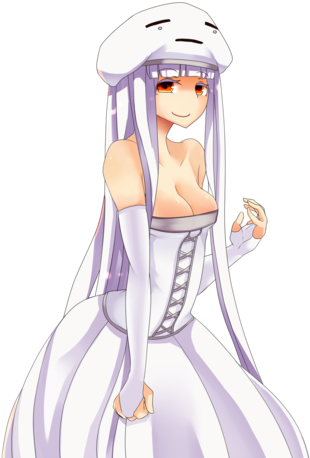 File - Ghast - Minecraft Ghast As A Girl (387x480), Png Download