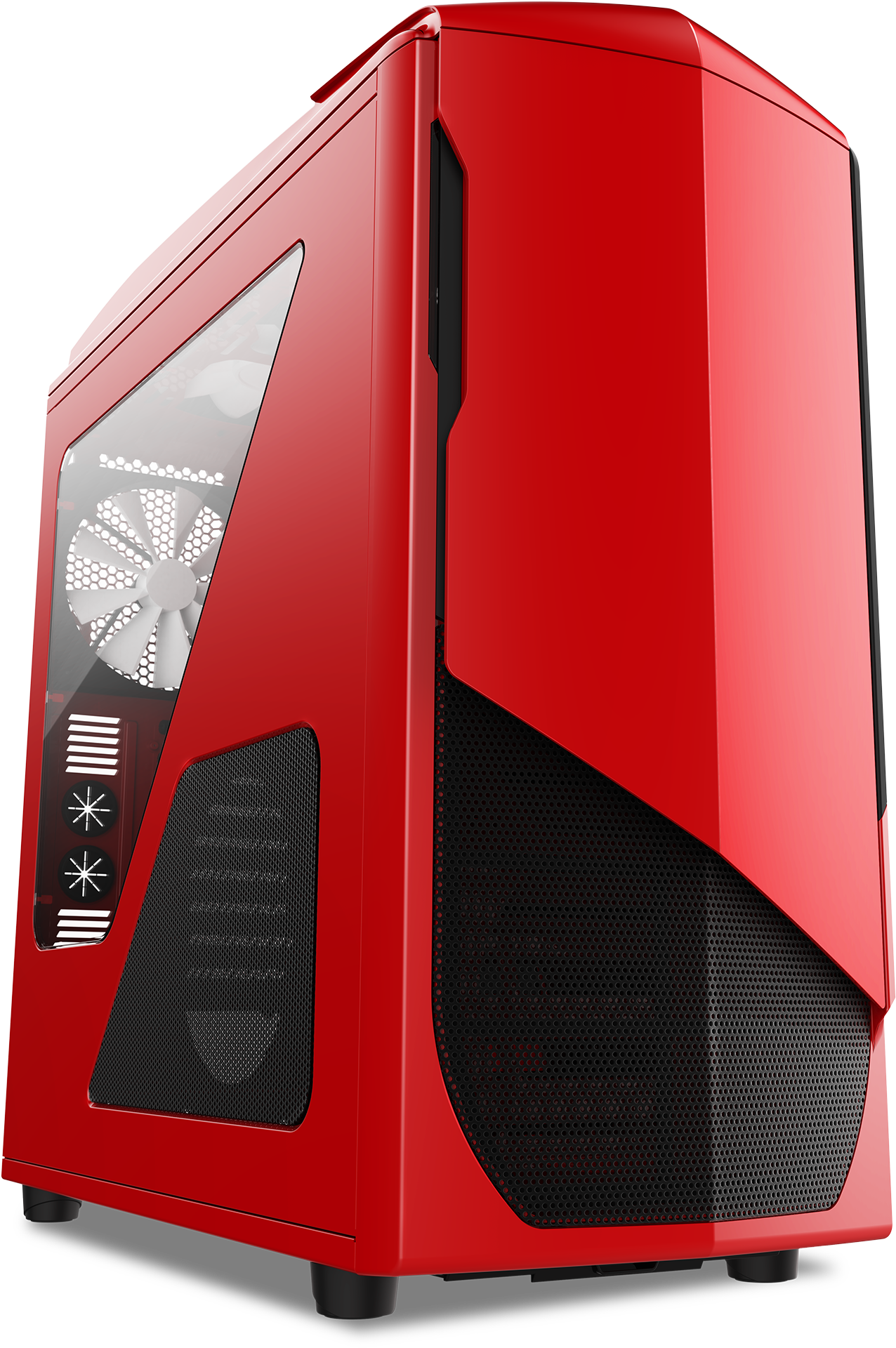 Hzzpqb9 33151 2 Bitfenix Launches The Phenom Another - Nzxt Phantom 530 Red Full Tower (2000x2000), Png Download