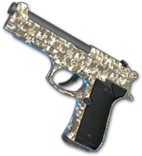 Desert Digital - P92 - Pubg P92 Skin (360x360), Png Download