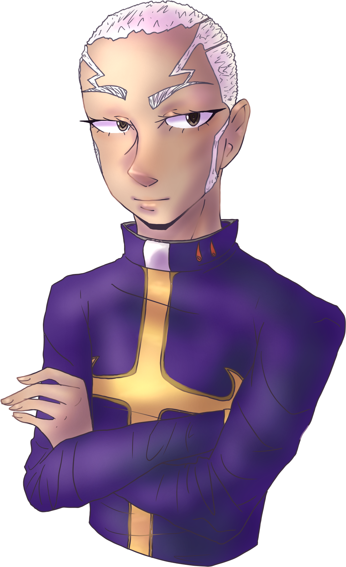 A Smug Boy For The @jjba Art Discord Pucci Pile (1179x1871), Png Download