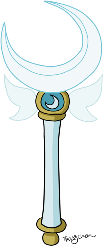 Crescenta's Wand By Thongchan - Star Vs The Forces Of Evil Wand (789x1012), Png Download