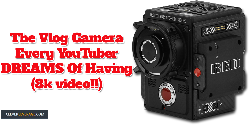 The Vlog Camera Every Youtuber Dreams Of Having - Weapon Monstro 8k Vv (1078x516), Png Download