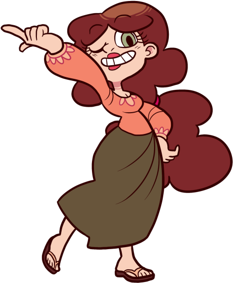 @official-shitlord Commissioned Me To Draw Angie Diaz - Star Vs The Forces Of Evil Angie Diaz (500x613), Png Download