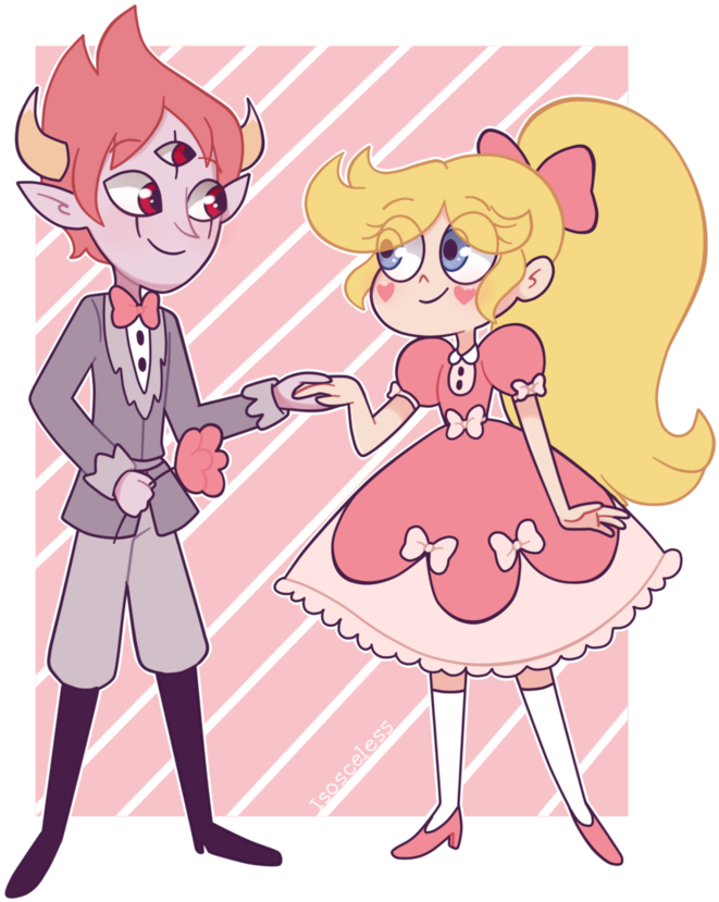 Young Love By Isosceless - Star Vs. The Forces Of Evil (788x1013), Png Download