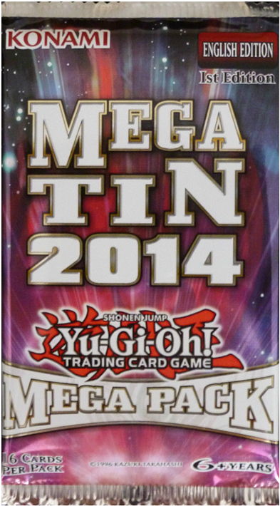 Mega Tin - Yugioh 2014 Mega Tin Booster Pack (16 Cards) (760x780), Png Download