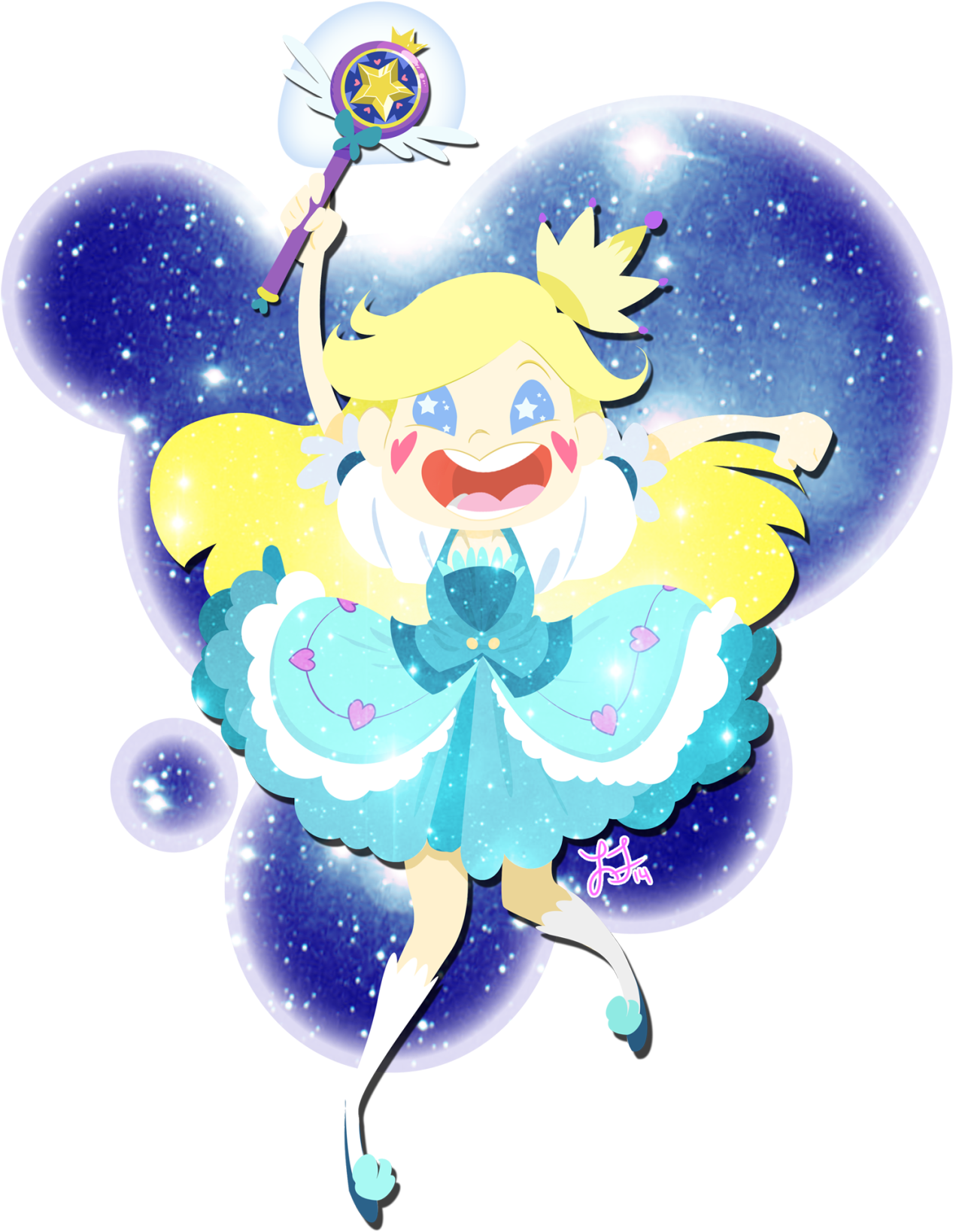Saw The Opening For Star Vs - Drawing (1280x1710), Png Download